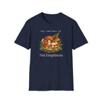 My Silence Is Not Emptiness — Mushroom Forest Botanical T-Shirt for Women