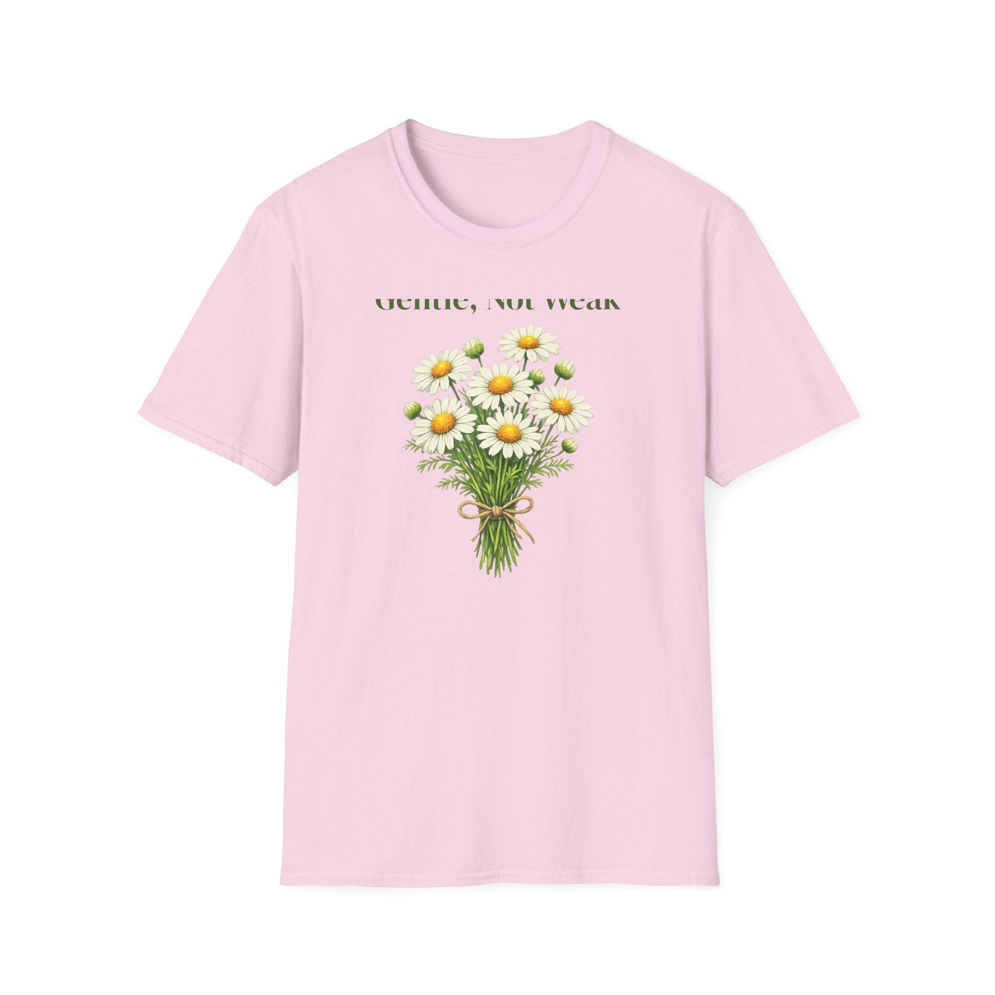 Gentle, Not Weak — Wildflower Botanical Empowerment Tee for Women