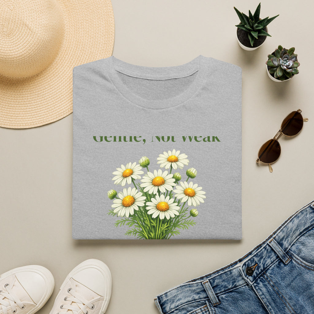 Gentle, Not Weak — Wildflower Botanical Empowerment Tee for Women