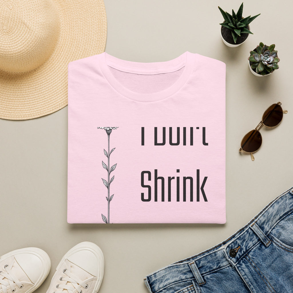 I Don’t Shrink Anymore — Wildflower Botanical T-Shirt for Women