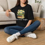 One More Chapter — Books and Wildflowers Botanical T-Shirt for Women