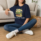 One More Chapter — Books and Wildflowers Botanical T-Shirt for Women