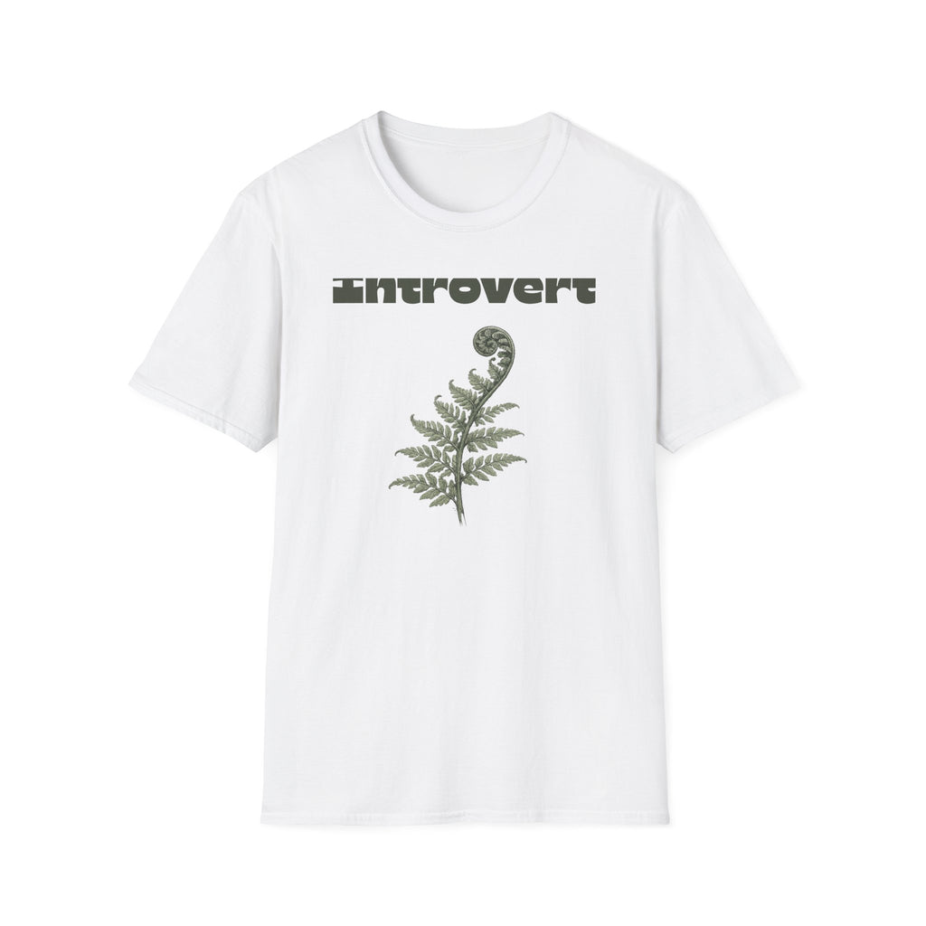 Introvert — Fern Botanical Graphic Tee for Women