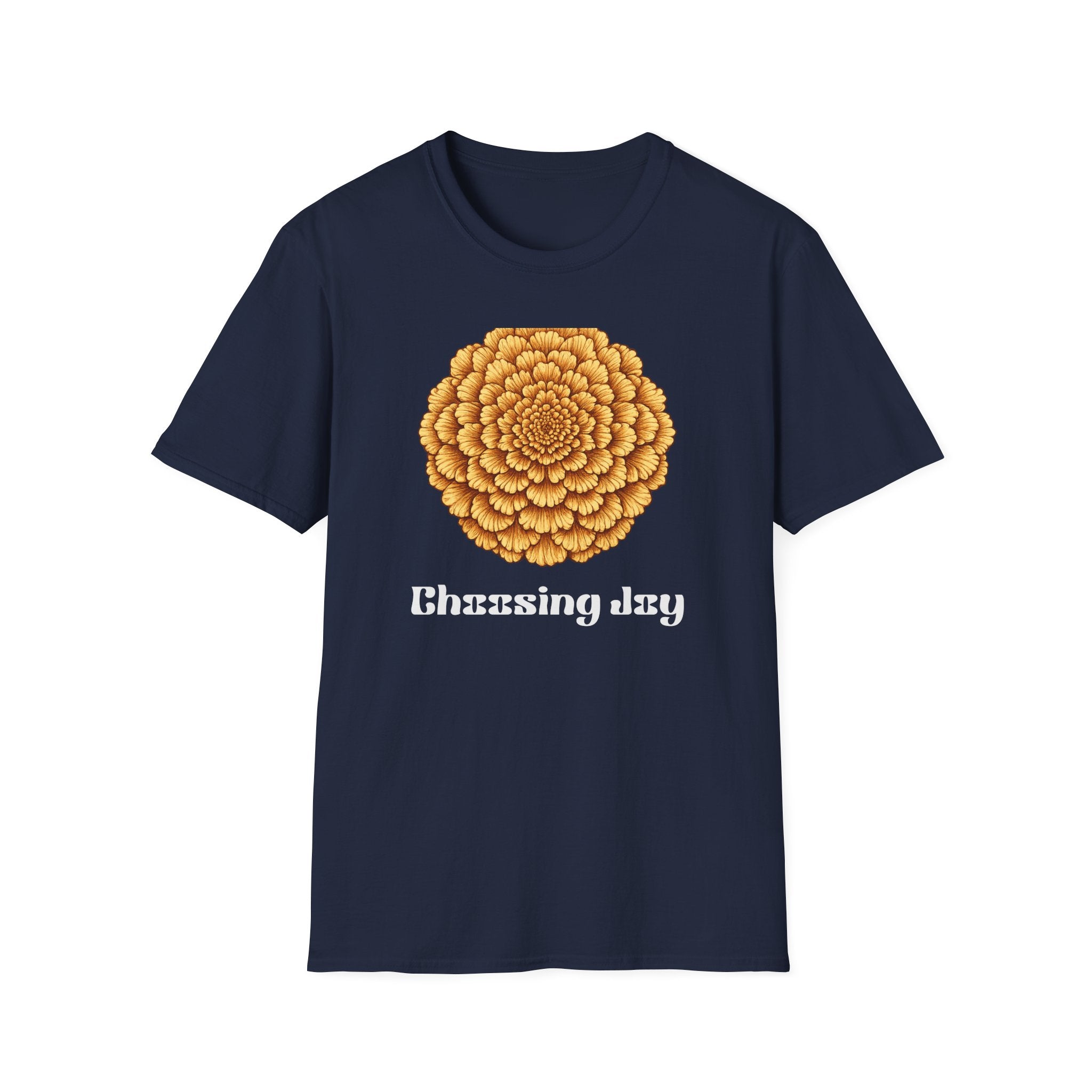Choosing Joy — Marigold Botanical T-Shirt for Women