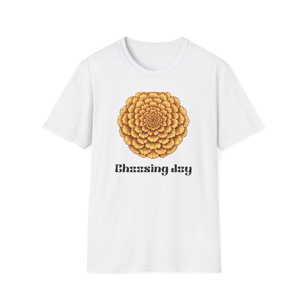 Choosing Joy — Marigold Botanical T-Shirt for Women