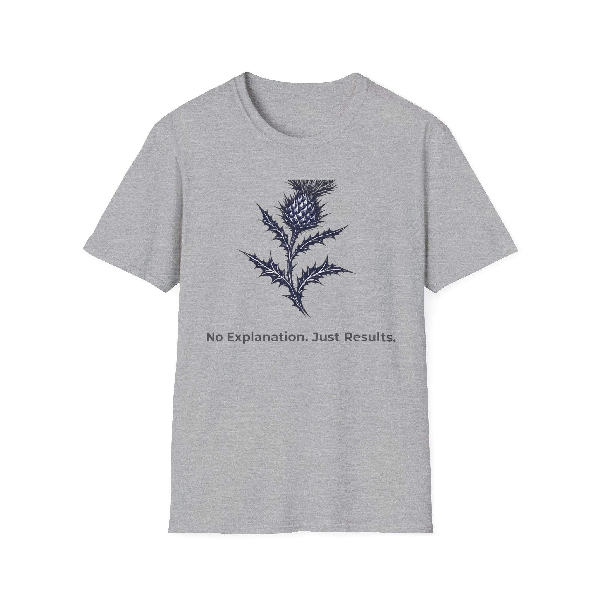 No Explanation. Just Results. — Thistle Botanical T-Shirt for Women