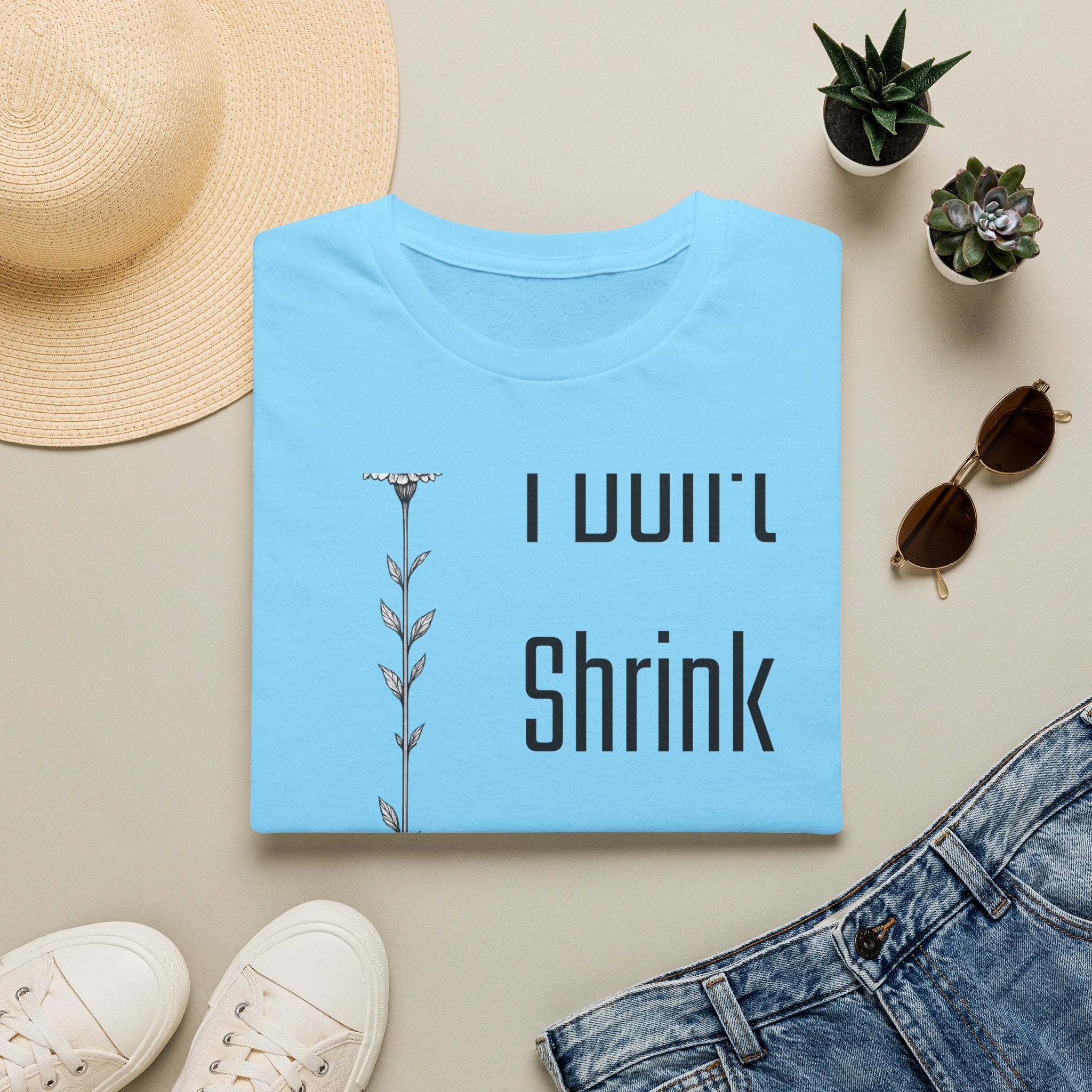 I Don’t Shrink Anymore — Wildflower Botanical T-Shirt for Women