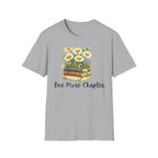 One More Chapter — Books and Wildflowers Botanical T-Shirt for Women