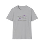 Stillness as Ambition botanical graphic tee for women