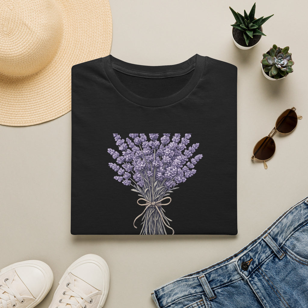 I Feel It All. I Carry It Well. — Lavender Botanical T-Shirt for Women
