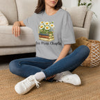 One More Chapter — Books and Wildflowers Botanical T-Shirt for Women