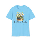 One More Chapter — Books and Wildflowers Botanical T-Shirt for Women