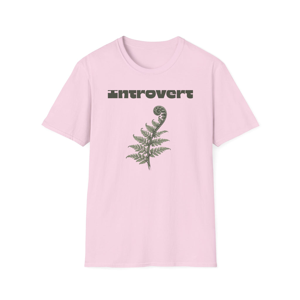 Introvert — Fern Botanical Graphic Tee for Women