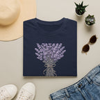 I Feel It All. I Carry It Well. — Lavender Botanical T-Shirt for Women