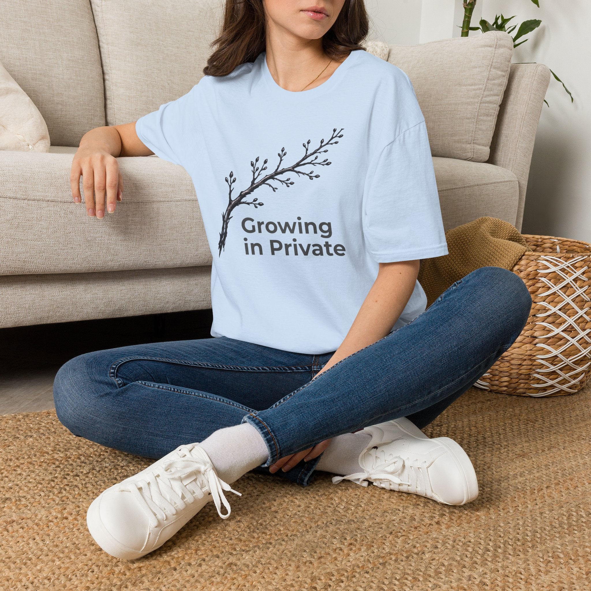Growing in Private — Bare Branch Botanical T-Shirt for Women