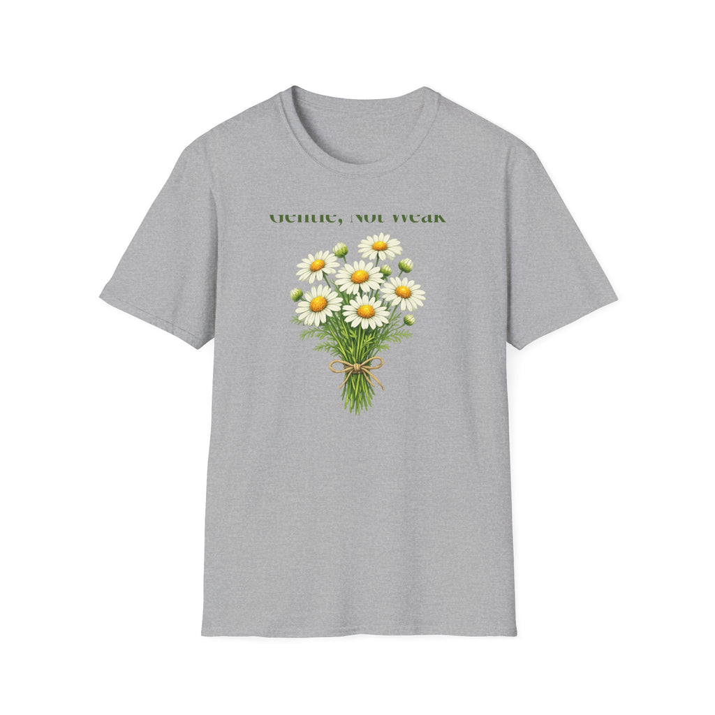 Gentle, Not Weak — Wildflower Botanical Empowerment Tee for Women