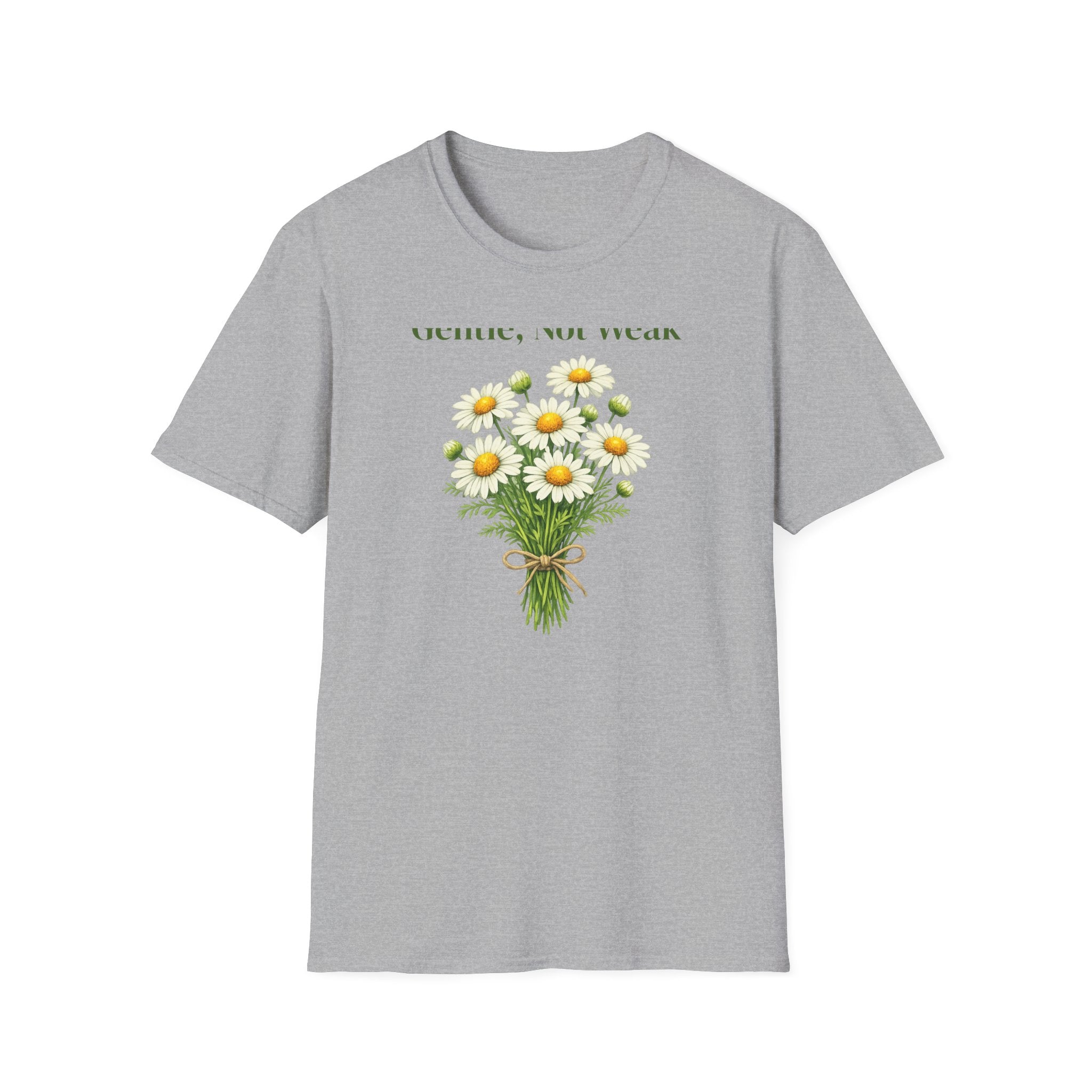 Gentle, Not Weak — Wildflower Botanical Empowerment Tee for Women