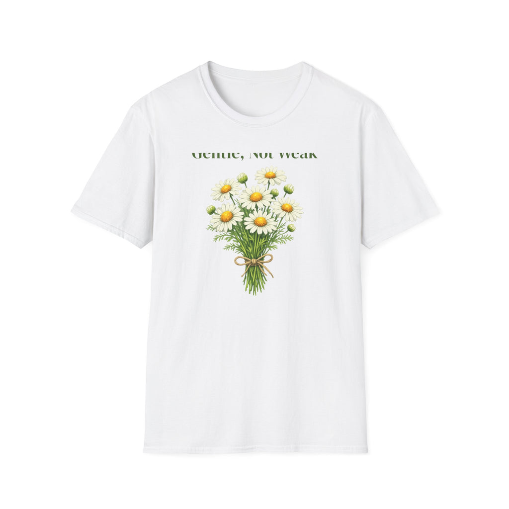 Gentle, Not Weak — Wildflower Botanical Empowerment Tee for Women