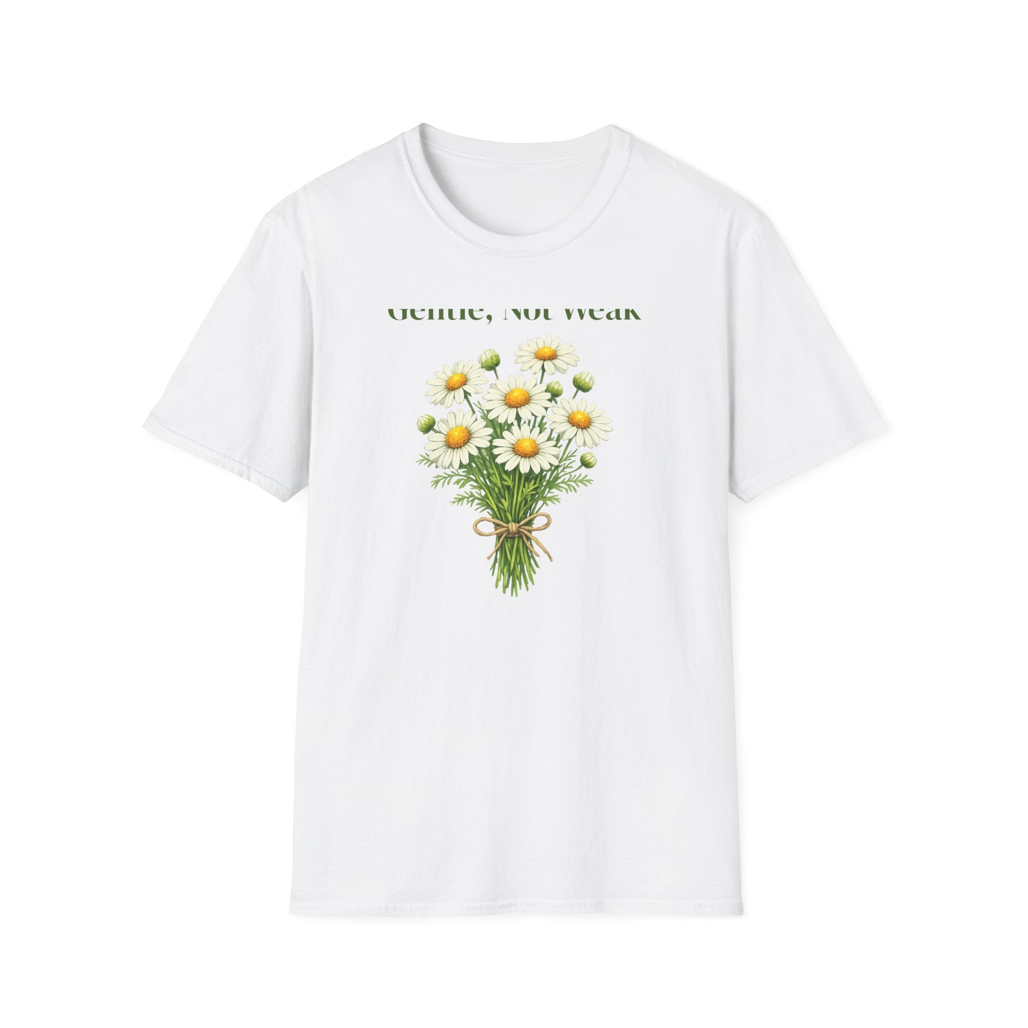 Gentle, Not Weak — Wildflower Botanical Empowerment Tee for Women