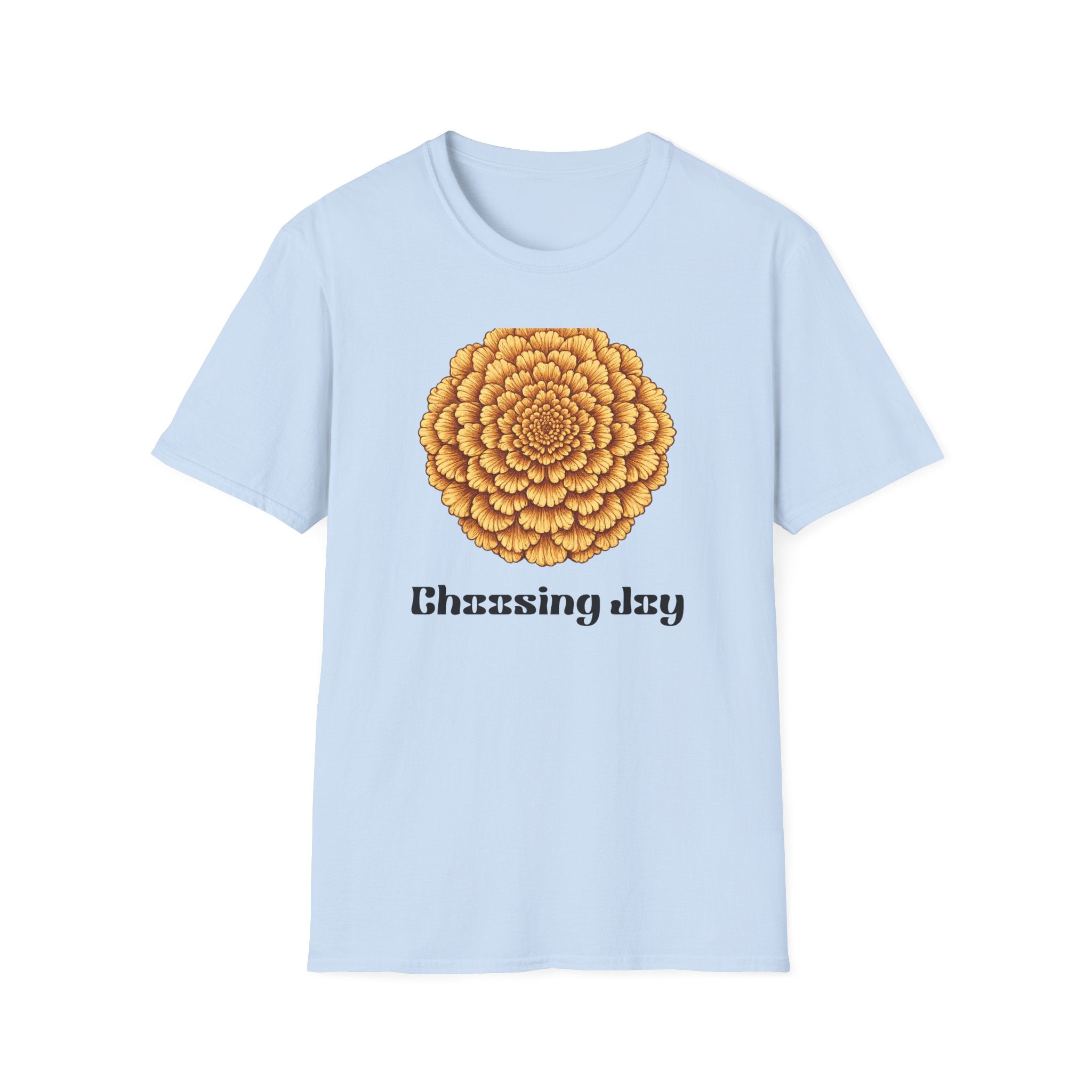 Choosing Joy — Marigold Botanical T-Shirt for Women