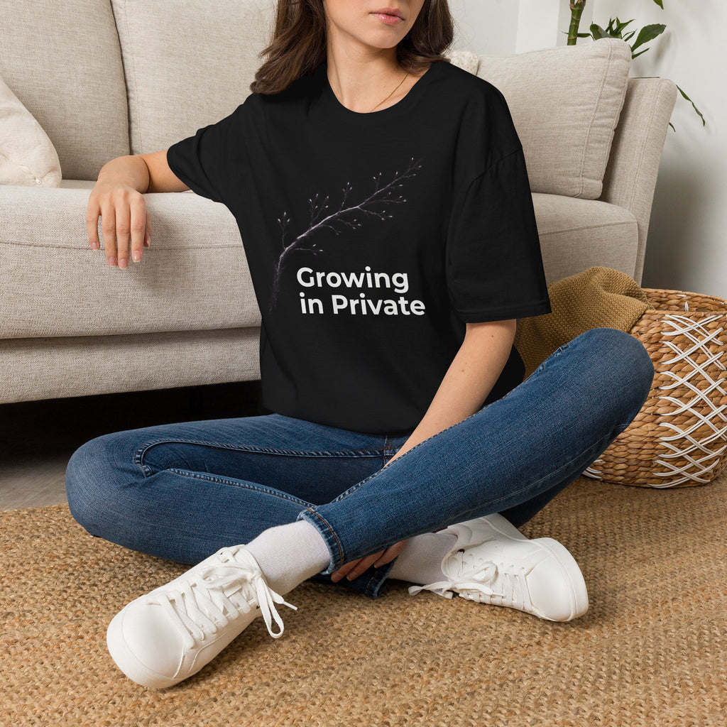Growing in Private — Bare Branch Botanical T-Shirt for Women