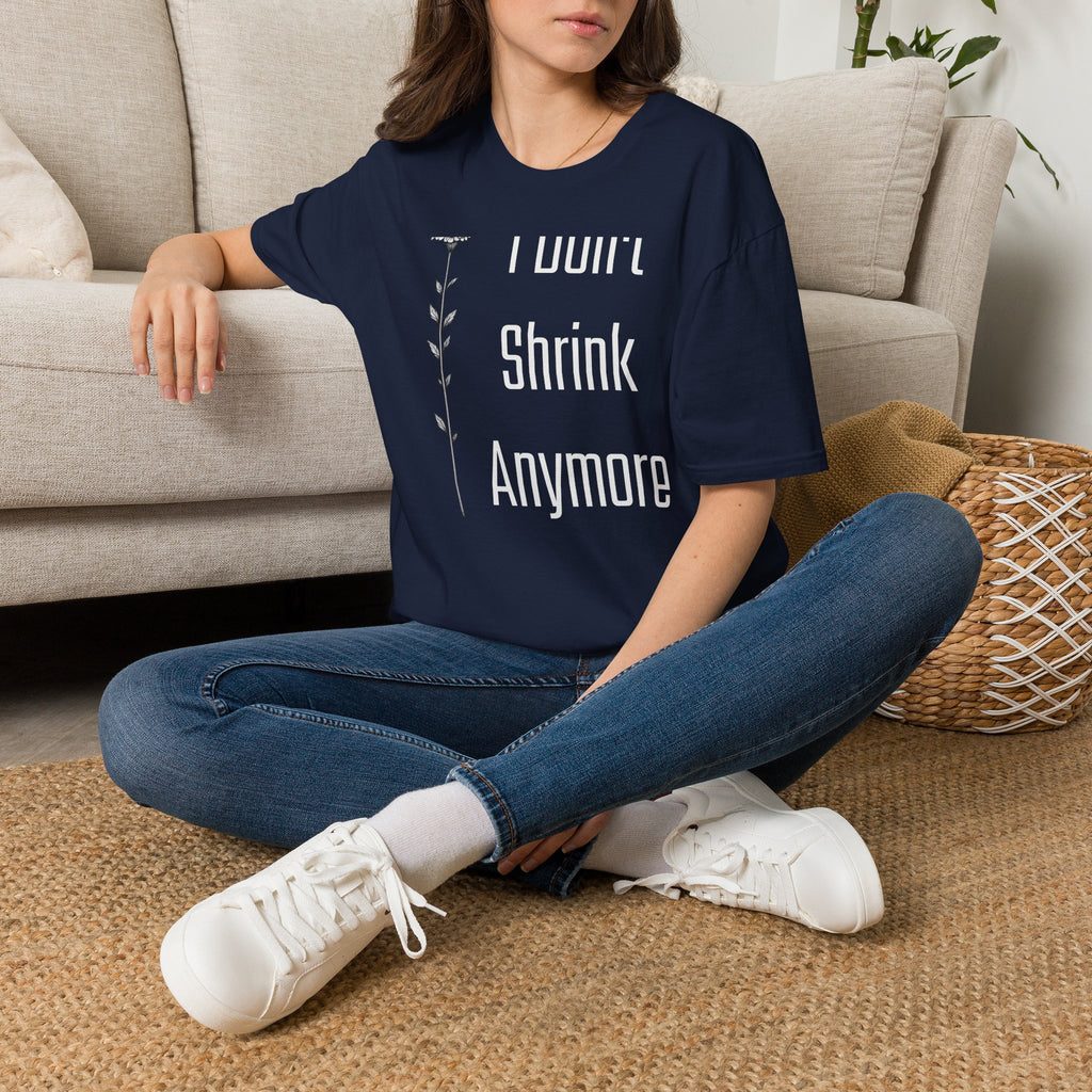 I Don’t Shrink Anymore — Wildflower Botanical T-Shirt for Women