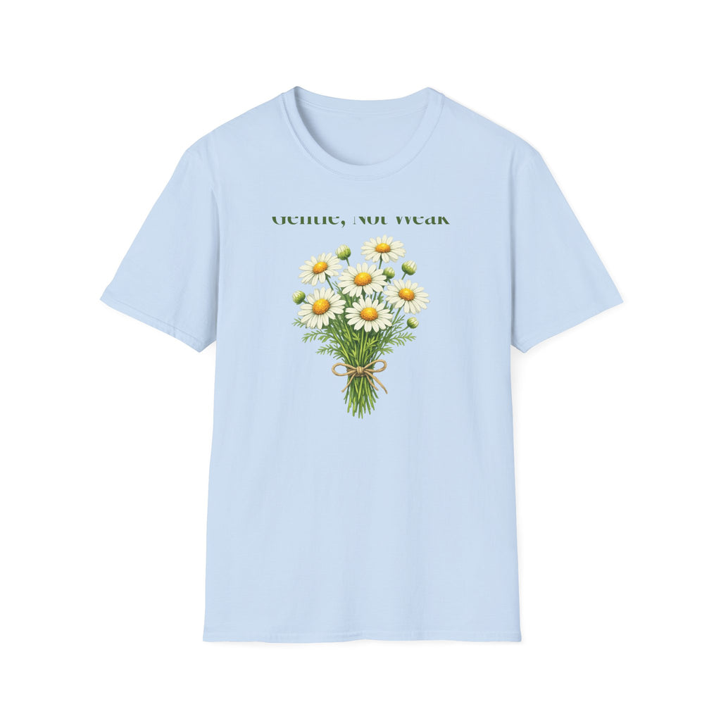 Gentle, Not Weak — Wildflower Botanical Empowerment Tee for Women