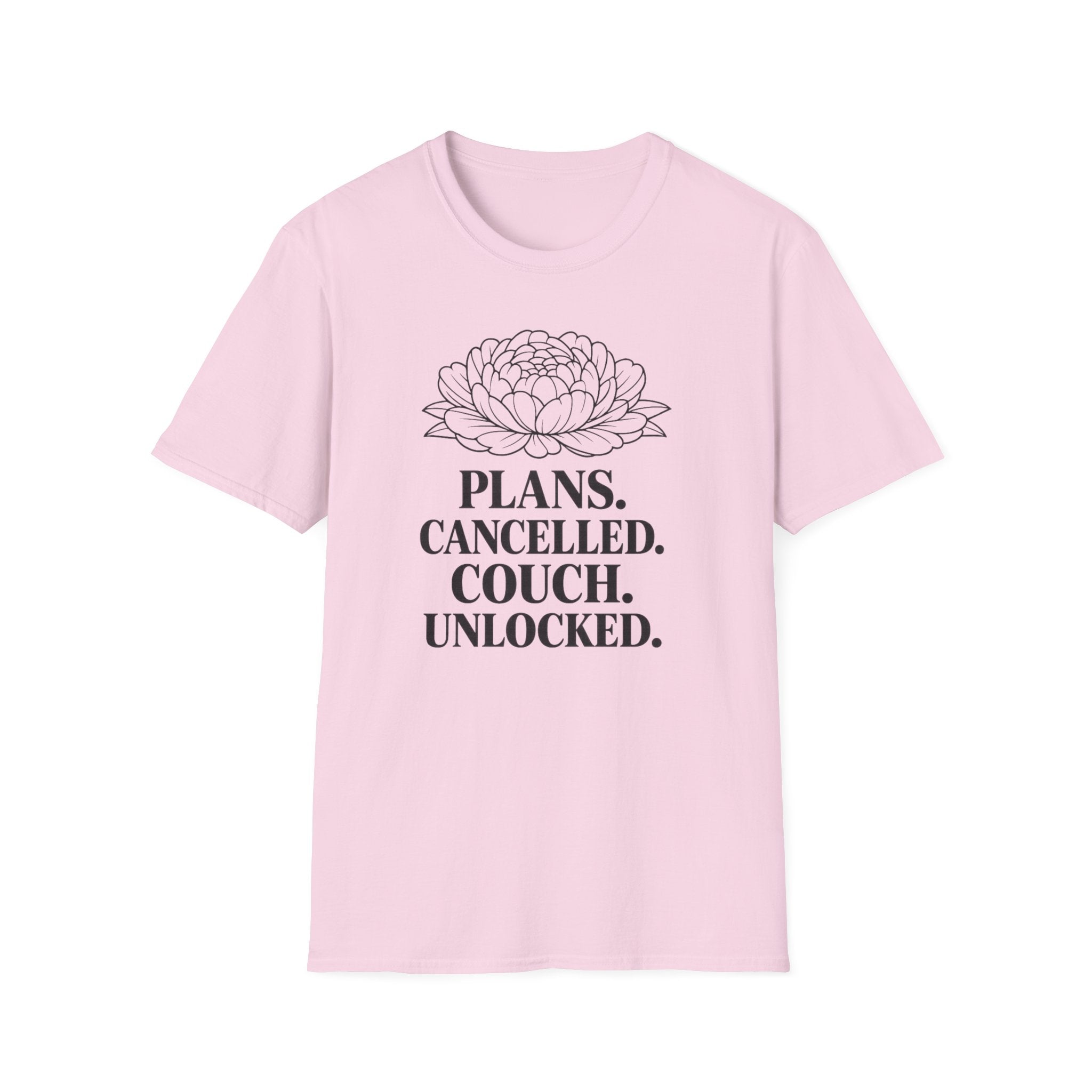 Plans Cancelled. Couch Unlocked. T-Shirt