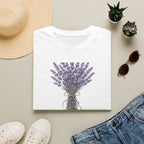 I Feel It All. I Carry It Well. — Lavender Botanical T-Shirt for Women