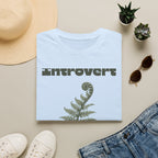 Introvert — Fern Botanical Graphic Tee for Women