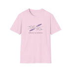 Stillness as Ambition botanical t-shirt for women
