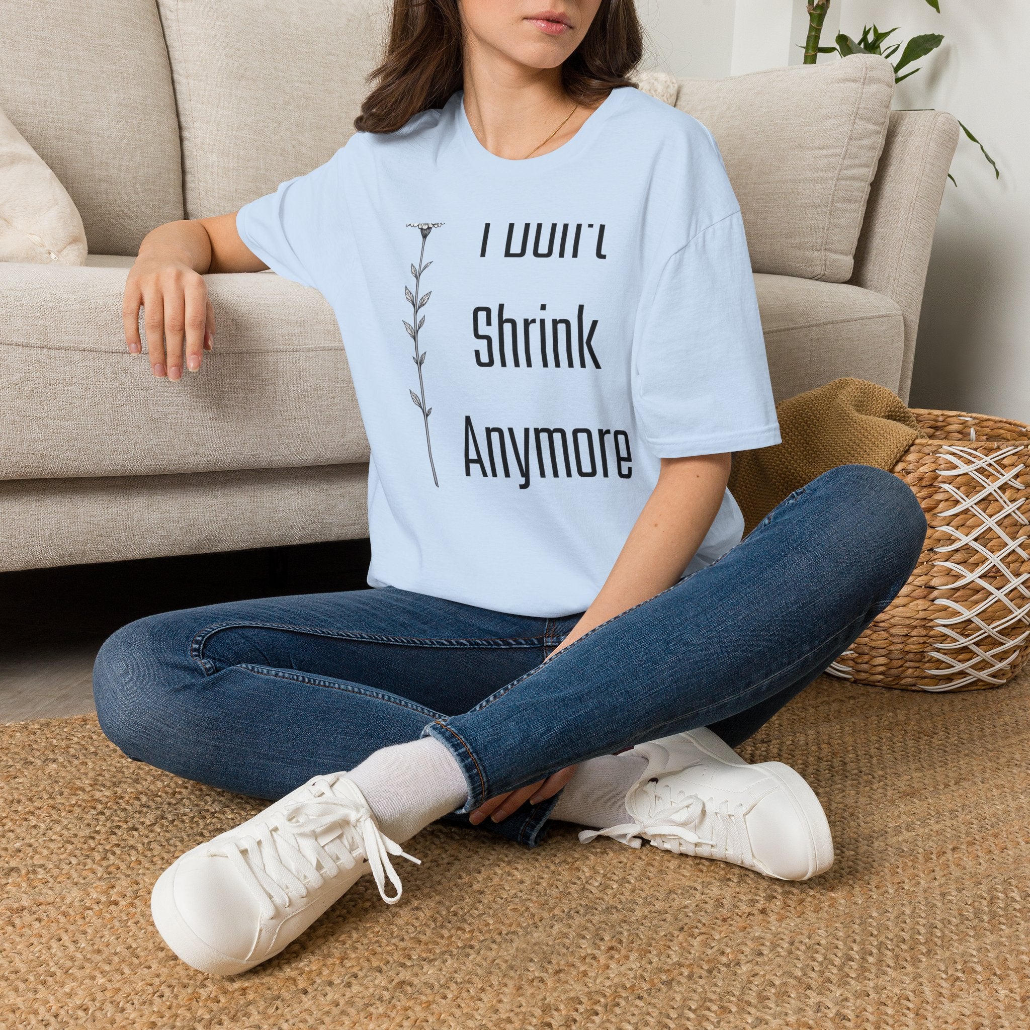 I Don’t Shrink Anymore — Wildflower Botanical T-Shirt for Women