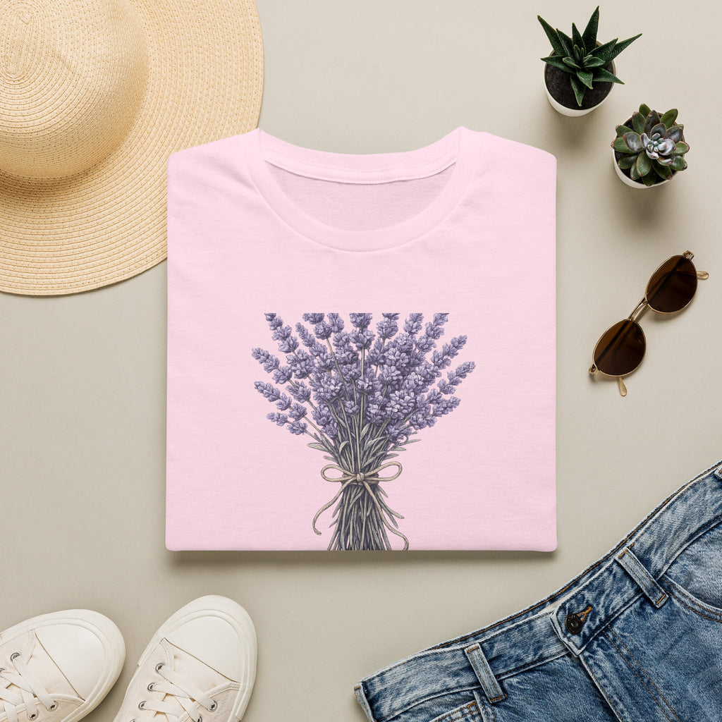 I Feel It All. I Carry It Well. — Lavender Botanical T-Shirt for Women