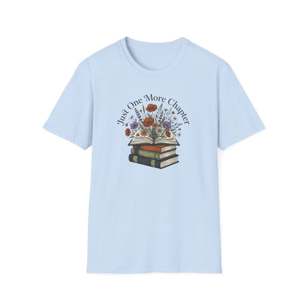 Just One More Chapter soft meaningful women's reading tee