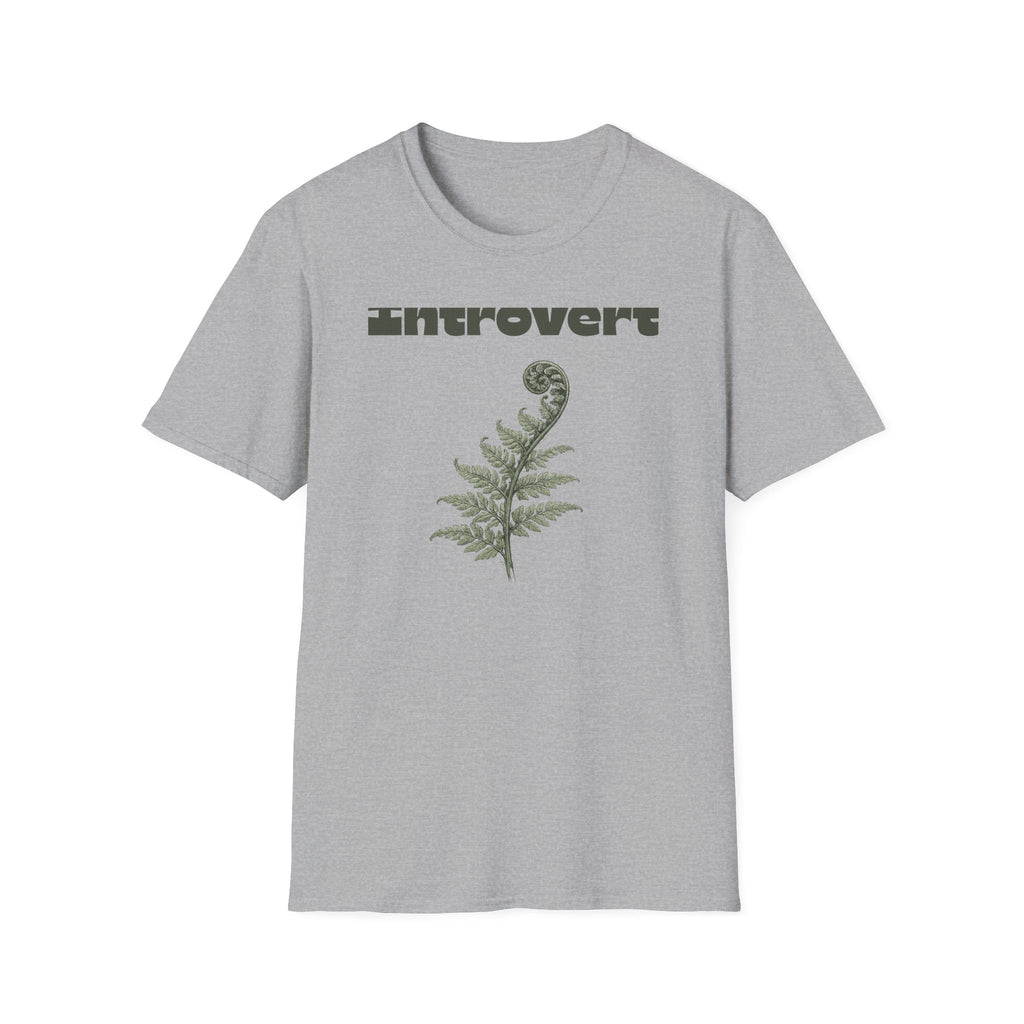 Introvert — Fern Botanical Graphic Tee for Women