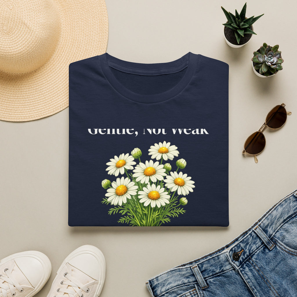 Gentle, Not Weak — Wildflower Botanical Empowerment Tee for Women