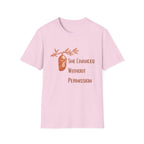 She Changed Without Permission — Chrysalis Botanical T-Shirt for Women