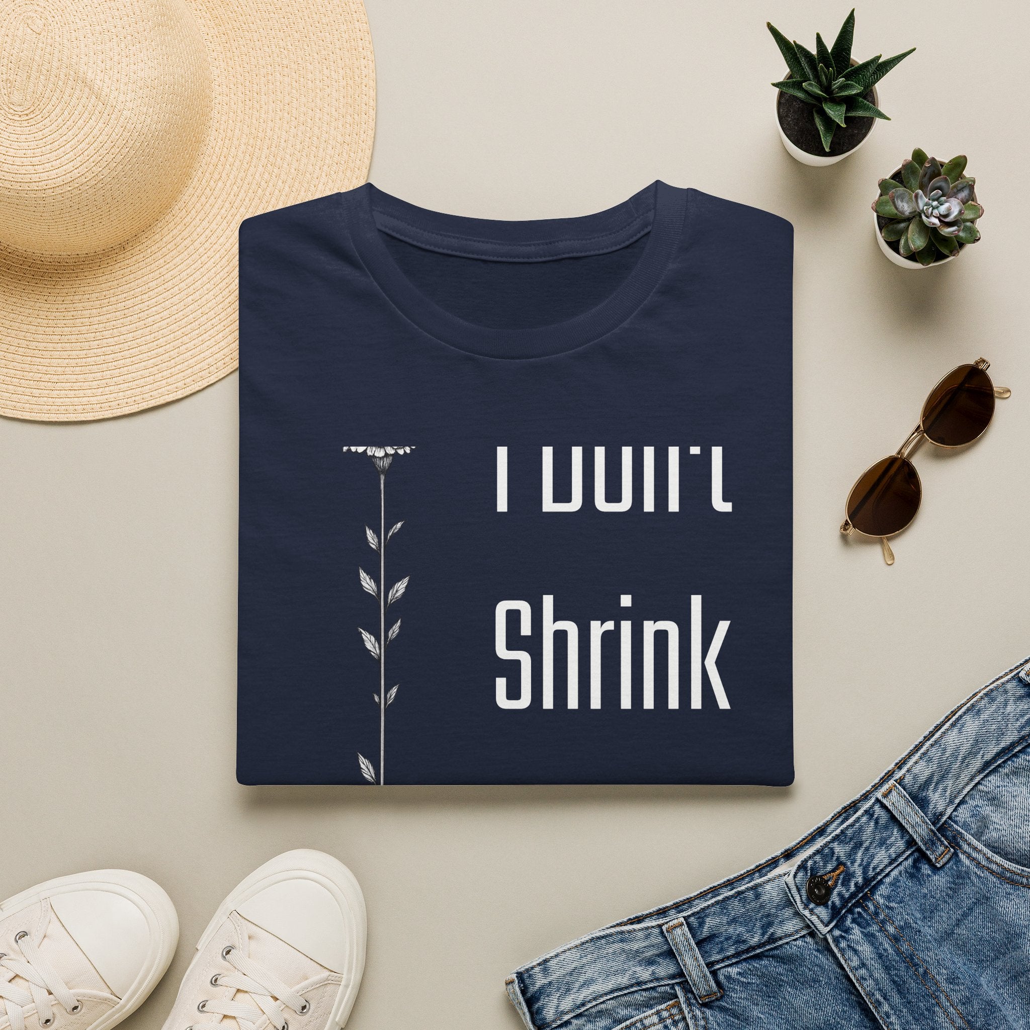 I Don’t Shrink Anymore — Wildflower Botanical T-Shirt for Women