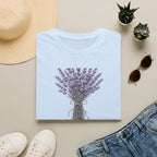 I Feel It All. I Carry It Well. — Lavender Botanical T-Shirt for Women