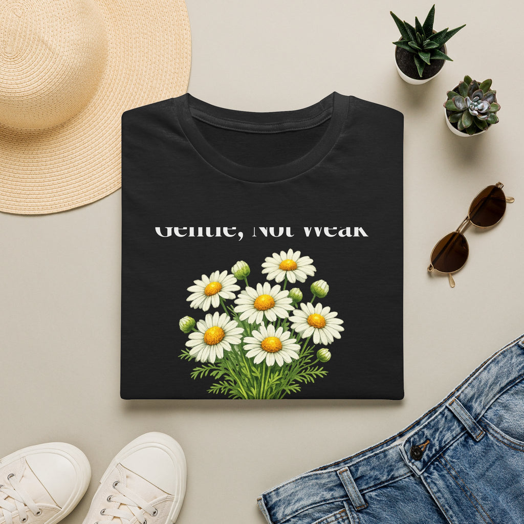 Gentle, Not Weak — Wildflower Botanical Empowerment Tee for Women