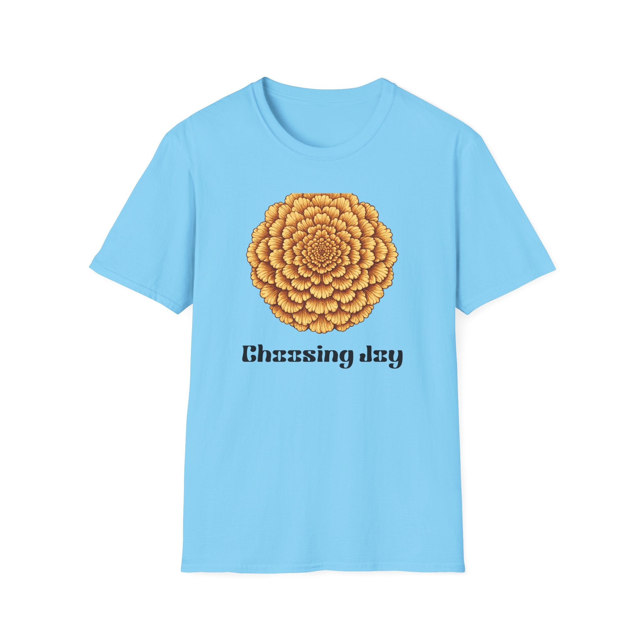 Choosing Joy — Marigold Botanical T-Shirt for Women