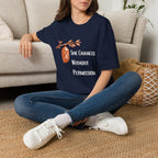 She Changed Without Permission — Chrysalis Botanical T-Shirt for Women