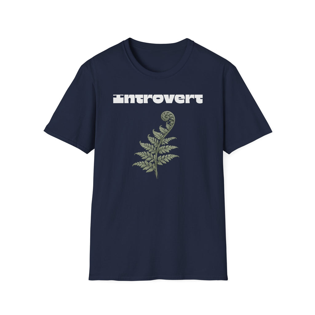 Introvert — Fern Botanical Graphic Tee for Women