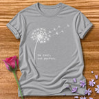 Be Real, Not Perfect. — Dandelion Typewriter Graphic in Sport Grey