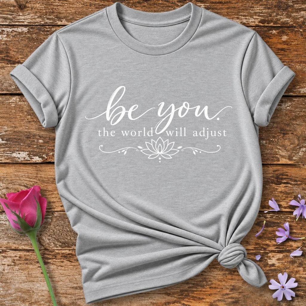 Be You T-Shirt in Sport Grey