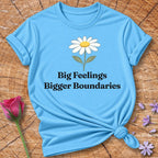 Big Feelings Bigger Boundaries — Daisy Botanical Empowerment in Sky