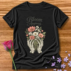Bloom Anyway — Skeleton Hands Botanical in Black