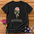 Boundaries Are How I Love Myself — Iris Floral in Black