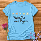 Breathe and Begin — Watercolor Sun Row in Sky