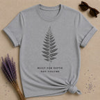Built for Depth Not Volume — Introvert Quote T-Shirt for Women — Sport Grey